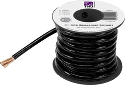 TRU COMPONENTS 1568968 Massakabel 1 x 4 mm² Zwart 5 m