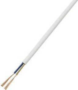 TRU COMPONENTS 1570218 Aansluitkabel 2 x 0.75 mm² Wit 20 m