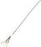 TRU COMPONENTS 1570252 Alarmkabel LiYY 4 x 0.14 mm² Wit 50 m