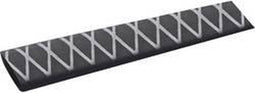 TRU COMPONENTS 1570904 Krimpkous zonder lijm Zwart 20 mm 10 mm Krimpverhouding:2:1 1 m