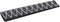 TRU COMPONENTS 1570904 Krimpkous zonder lijm Zwart 20 mm 10 mm Krimpverhouding:2:1 1 m