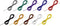 TRU COMPONENTS 1571110 Draad LiFY 1 x 0.08 mm² Zwart, Wit, Blauw, Bruin, Rood, Geel, Groen, Grijs, Oranje, Lila 50 m