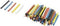 TRU COMPONENTS 1571319 Krimpkous assortiment Bont 2.40 mm 1.20 mm Krimpverhouding:2:1 125 stuk(s)