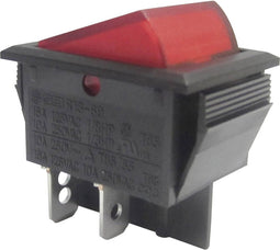 TRU COMPONENTS 1587524 Wipschakelaar TC-R13-69B-01 RD 250 V/AC 10 A 2x uit/aan Continu 1 stuk(s)