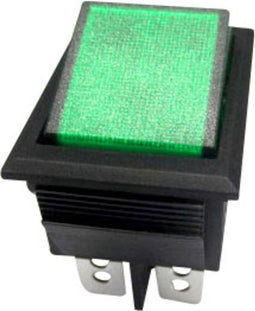 TRU COMPONENTS 1587525 Wipschakelaar TC-R13-69B-01 GN 250 V/AC 10 A 2x uit/aan Continu 1 stuk(s)