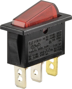 TRU COMPONENTS 1587529 Wipschakelaar TC-R13-70B-01 RT 250 V/AC 10 A 1x uit/aan Continu 1 stuk(s)