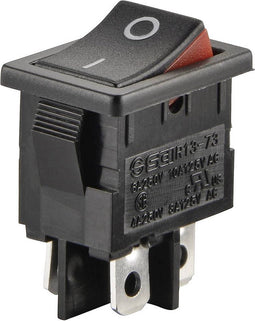 TRU COMPONENTS 1587540 Wipschakelaar TC-R13-73A2-02 250 V/AC 6 A 2x uit/aan Continu 1 stuk(s)