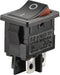 TRU COMPONENTS 1587540 Wipschakelaar TC-R13-73A2-02 250 V/AC 6 A 2x uit/aan Continu 1 stuk(s)