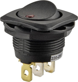 TRU COMPONENTS 1587557 Wipschakelaar TC-R13-135B2-02 250 V/AC 10 A 1x uit/aan Continu 1 stuk(s)