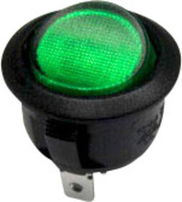 TRU COMPONENTS 1587635 Wipschakelaar TC-R13-208B-02 GN 250 V/AC 10 A 1x uit/aan Continu 1 stuk(s)