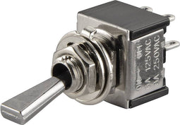 TRU COMPONENTS 1587647 TC-TA201F1 Tuimelschakelaar 250 V/AC 3 A 2x uit/aan Continu 1 stuk(s)
