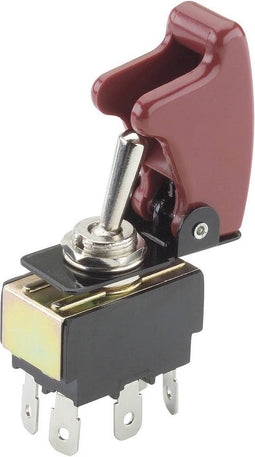 TRU COMPONENTS 1587823 TC-R13-28B-01/R17-10 Tuimelschakelaar 250 V/AC 10 A 2x aan/aan Continu 1 stuk(s)