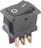 TRU COMPONENTS 1587831 Wipschakelaar TC-R13-166PB-02 250 V/AC 6 A 2x aan/aan Continu 1 stuk(s)