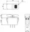 TRU COMPONENTS 1587862 Wipschakelaar TC-R13-258B B/G 14 V/DC 21 A 1x uit/aan IP66 Continu 1 stuk(s)