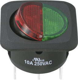 TRU COMPONENTS 1587960 Wipschakelaar TC-R13-203CL3-01-BGRGR5 250 V/AC 10 A 1x aan/aan Continu 1 stuk(s)