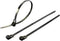 TRU COMPONENTS 1592810 TC-HVCR300BK203 Kabelbinder 300 mm 7.60 mm Zwart Hersluitbaar 100 stuk(s)