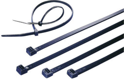 TRU COMPONENTS 1592813 TC-CVR200MW203 Kabelbinder 200 mm 2.50 mm Zwart UV-stabiel 100 stuk(s)