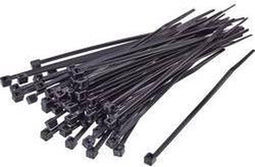 TRU COMPONENTS 1592866 TC-CV300SBK203 Kabelbinder 300 mm 4.80 mm Zwart UV-stabiel 100 stuk(s)