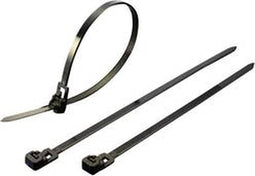 TRU COMPONENTS 1592877 TC-HVR200SBK203 Kabelbinder 200 mm 4.50 mm Zwart Hersluitbaar 100 stuk(s)