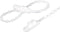 TRU COMPONENTS 1592904 TC-KTV145203 Knopenband 145 mm 2 mm Natuur Met dubbele kop 100 stuk(s)