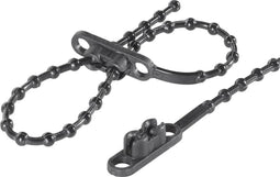 TRU COMPONENTS 1592905 TC-KTVR145BK203 Knopenband 145 mm 2 mm Zwart Met dubbele kop 100 stuk(s)