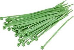 TRU COMPONENTS 1593686 TC-KL20GYZ-30M203 Kabelbinder 203 mm 2.50 mm Groen 100 stuk(s)
