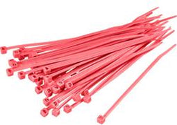 TRU COMPONENTS 1593690 TC-KL25GYZ-20M203 Kabelbinder 150 mm 3.60 mm Rood 100 stuk(s)