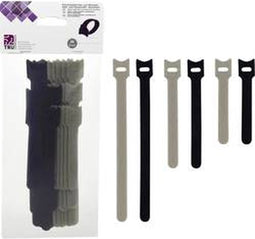 TRU COMPONENTS 30S014 Klittenband assortiment 30 stuk(s)