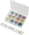 TRU COMPONENTS 549944 Assortiment kabelschoenen 0.50 mm² - 6 mm² Rood, Blauw, Geel 104 stuk(s)