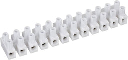 TRU COMPONENTS 600300 Kroonsteen Flexibel: 1.5-2.5 mm² Massief: 1.5-2.5 mm² Aantal polen: 12 1 stuk(s) Wit