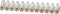 TRU COMPONENTS 610828 Kroonsteen Flexibel: 2.5-6 mm² Massief: 2.5-6 mm² Aantal polen: 12 1 stuk(s) Wit
