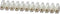 TRU COMPONENTS 610828 Kroonsteen Flexibel: 2.5-6 mm² Massief: 2.5-6 mm² Aantal polen: 12 1 stuk(s) Wit