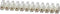TRU COMPONENTS 621293 Kroonsteen Flexibel: 1.5-2.5 mm² Massief: 1.5-2.5 mm² Aantal polen: 12 1 stuk(s) Wit