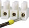 TRU COMPONENTS 621293 Kroonsteen Flexibel: 1.5-2.5 mm² Massief: 1.5-2.5 mm² Aantal polen: 12 1 stuk(s) Wit
