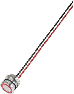 TRU COMPONENTS 649955 PS193P10Y01R24L Piëzotoets Rood (Ø) 22 mm 1 stuk(s)