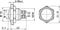 TRU COMPONENTS 701273 GQ 16B-S Vandalismebestendige druktoets 48 V/DC 2 A 1x uit/(aan) Moment IP65 1 stuk(s)