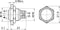 TRU COMPONENTS 701283 GQ 16H-S Vandalismebestendige druktoets 48 V/DC 2 A 1x uit/(aan) Moment IP65 1 stuk(s)
