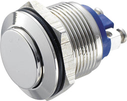 TRU COMPONENTS 701284 GQ 19H-N Vandalismebestendige druktoets 48 V/DC 2 A 1x uit/(aan) Moment IP65 1 stuk(s)