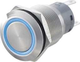 TRU COMPONENTS 701311 LAS1-AGQ-22E, RD Vandalismebestendige druktoets 250 V/AC 5 A 2x aan/(aan) Moment Rood IP67 1 stuk