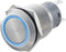 TRU COMPONENTS 701311 LAS1-AGQ-22E, RD Vandalismebestendige druktoets 250 V/AC 5 A 2x aan/(aan) Moment Rood IP67 1 stuk