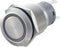 TRU COMPONENTS 701316 LAS1-AGQ-11ZE, RD Vandalismebestendige drukschakelaar 250 V/AC 5 A 1x aan/aan Continu Rood IP67 1