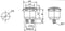 TRU COMPONENTS 701401 PBS-28B Vandalismebestendige druktoets 250 V/AC 2 A 1x uit/(aan) Moment 1 stuk(s)