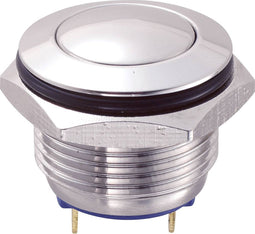 TRU COMPONENTS 701789 GQ16B-10/J/S Vandalismebestendige druktoets 48 V/DC 2 A 1x uit/(aan) Moment 1 stuk(s)