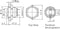 TRU COMPONENTS 701789 GQ16B-10/J/S Vandalismebestendige druktoets 48 V/DC 2 A 1x uit/(aan) Moment 1 stuk(s)