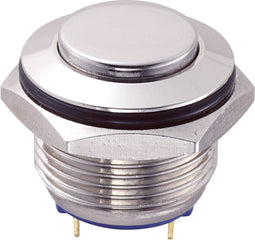 TRU COMPONENTS 701829 GQ16H-10/J/N Vandalismebestendige druktoets 48 V/DC 2 A 1x uit/(aan) Moment 1 stuk(s)