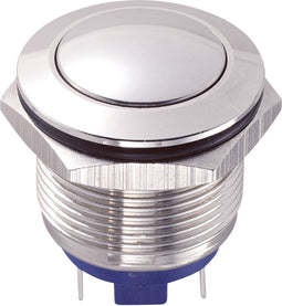 TRU COMPONENTS 701905 GQ19B-10/J/S Vandalismebestendige druktoets 48 V/DC 2 A 1x uit/(aan) Moment IP65 1 stuk(s)