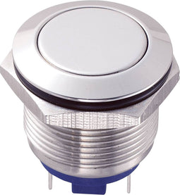 TRU COMPONENTS 701929 GQ19F-10/J/S Vandalismebestendige druktoets 48 V/DC 2 A 1x uit/(aan) Moment IP65 1 stuk(s)