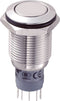 TRU COMPONENTS 701954 LAS2GQF-11/S/P Vandalismebestendige druktoets 250 V/AC 3 A 1x aan/(aan) Moment 1 stuk(s)