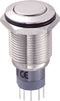 TRU COMPONENTS 701978 LAS2GQF-11Z/N/P Vandalismebestendige drukschakelaar 250 V/AC 3 A 1x aan/aan Continu 1 stuk(s)