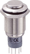 TRU COMPONENTS 701981 LAS2GQH-11Z/N/P Vandalismebestendige drukschakelaar 250 V/AC 3 A 1x aan/aan Continu 1 stuk(s)
